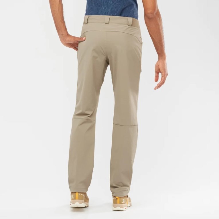 Khaki Salomon Wayfarer Men's Sport Pants | IE UV6013